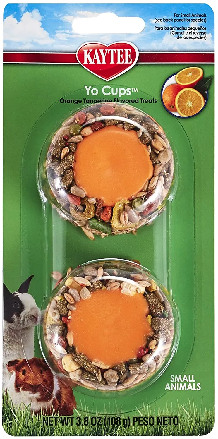 Kaytee - Taza de yogur con sabor a naranja
