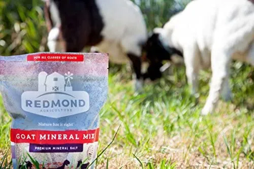 REDMOND - Mezcla de suplementos minerales de cabra, sal sin refinar
