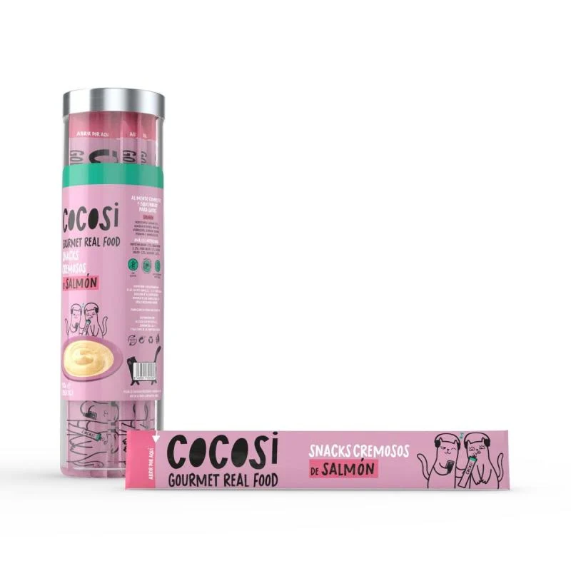 Cocosi Snack Cremoso de Salmón para Gatos