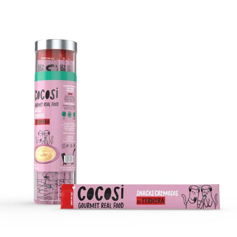 Cocosi Snack Cremoso de Ternera para Gatos