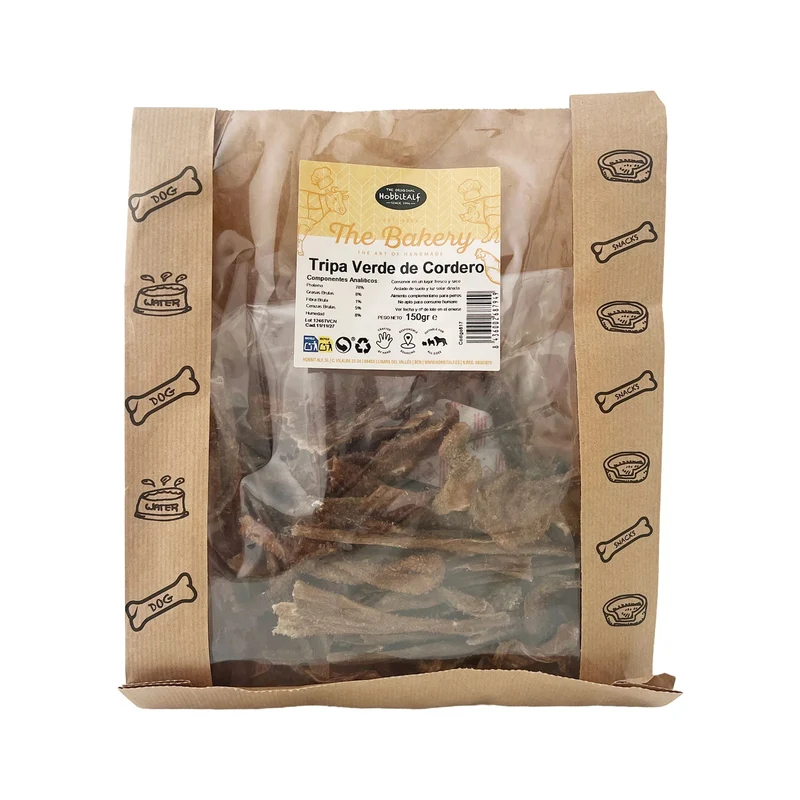 Hobbitalf Tiras de Tripa de Ternera Snack Natural para Perros