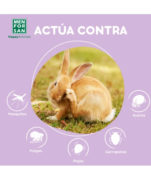 Menforsan Pipeta Antiinsectos para Roedores, Conejos y Hurones