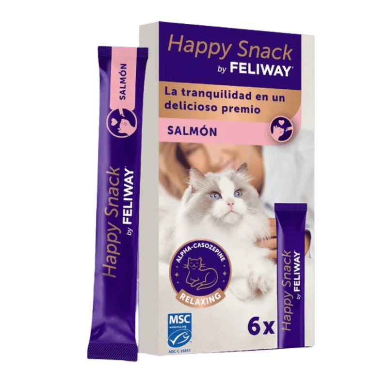 Feliway Happy Snacks Relajantes para Gatos Salmón