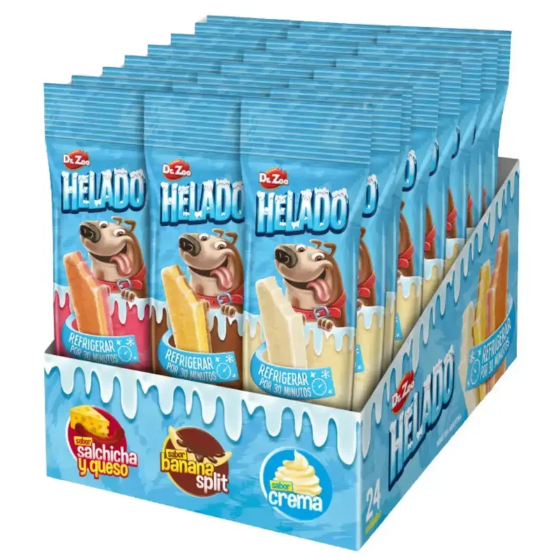 Dr. Zoo Snack Helado Salchicha y Queso 50 g para Perros