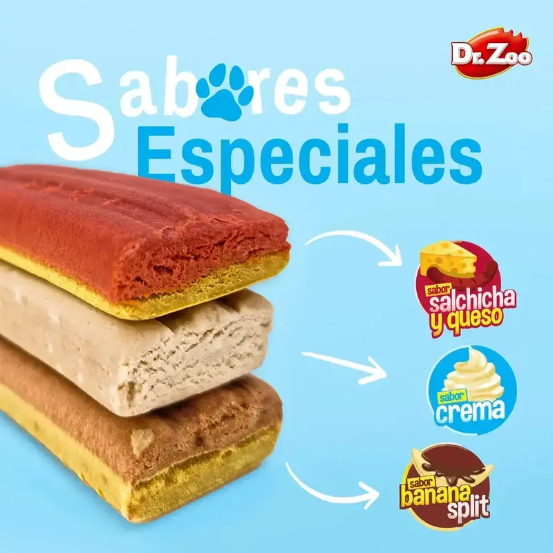 Dr. Zoo Snack Helado Salchicha y Queso 50 g para Perros