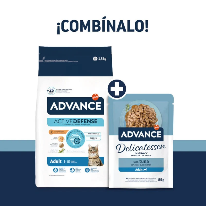Advance Delicatessen en Salsa con Atún para Gatos