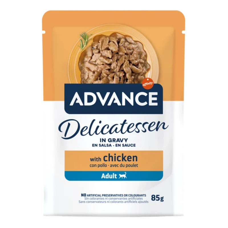 Advance Delicatessen en Salsa con Pollo para Gatos
