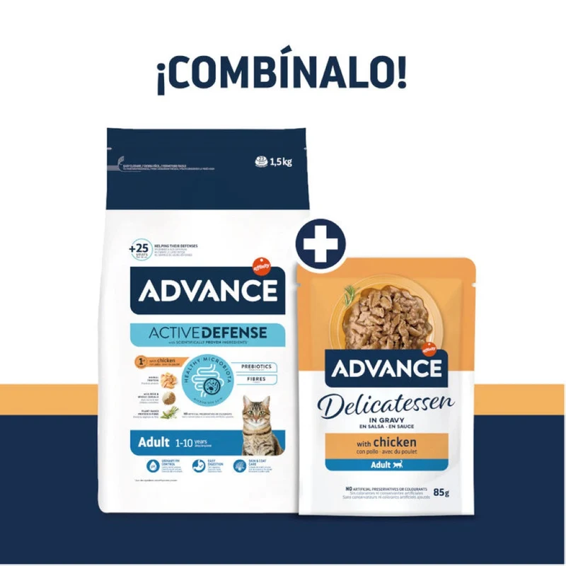 Advance Delicatessen en Salsa con Pollo para Gatos