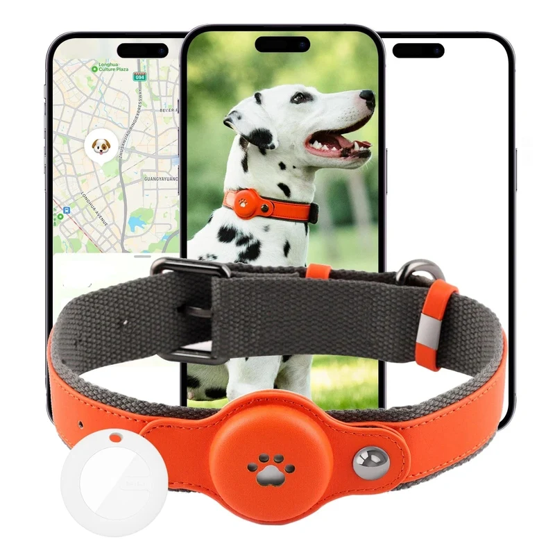 Collier GPS pour Chien avec Support Apple Find My et Autonomie Longue Durée