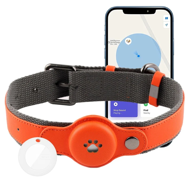 Collier GPS pour Chien avec Support Apple Find My et Autonomie Longue Durée