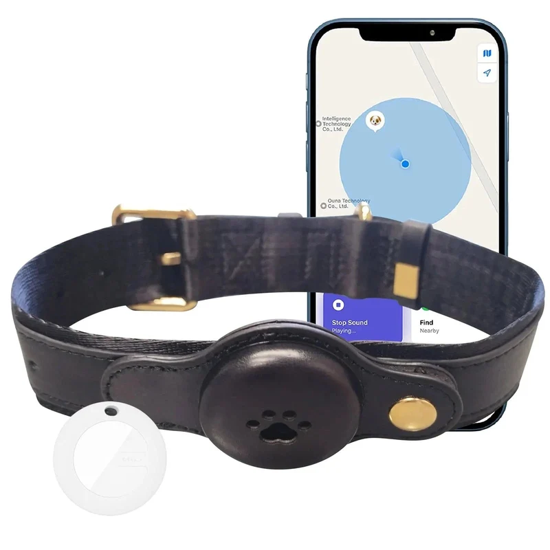 Collier GPS pour Chien avec Support Apple Find My et Autonomie Longue Durée