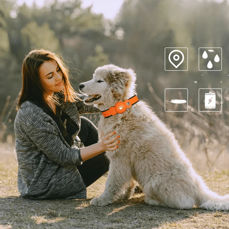 Collier GPS pour Chien avec Support Apple Find My et Autonomie Longue Durée