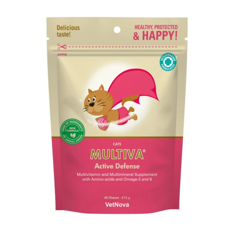 MULTIVA GATOS ACTIVE DEFENSE NUEVA FORMULA 45 CHEWS