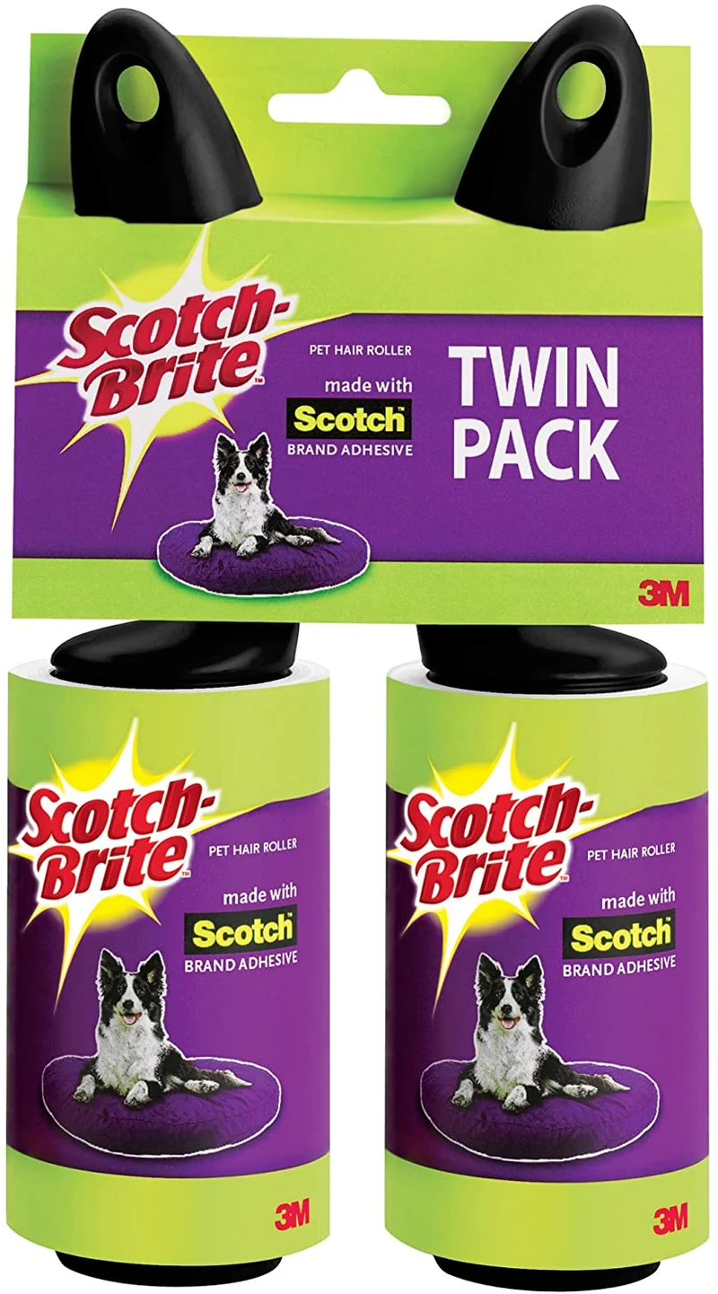 Scotch-Brite pelo de las mascotas rodillo, 2 unidades