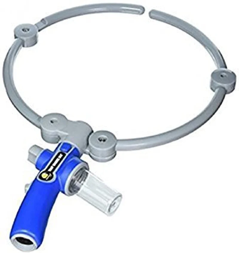 Woof Washer 360 herramienta de aseo para perros con forma de aro, Azul