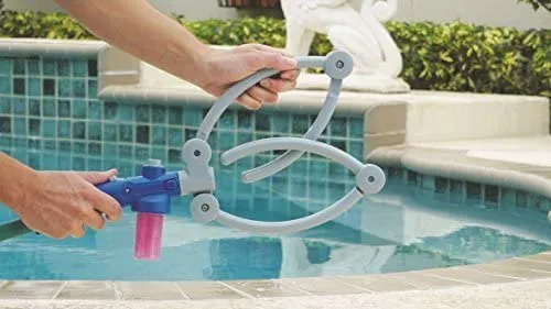 Woof Washer 360 herramienta de aseo para perros con forma de aro, Azul