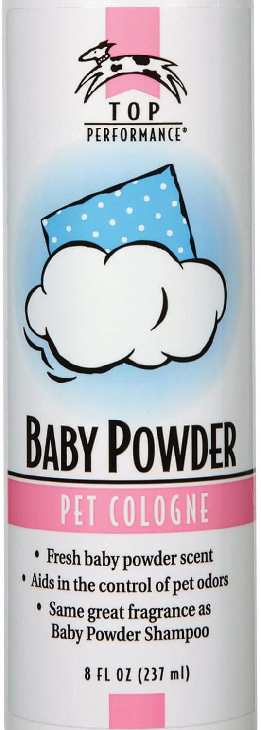 parte superior Performance Baby Powder Pet Colonia, 8 onzas
