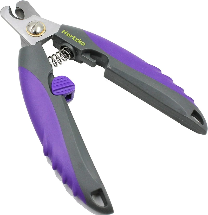 Profesional Pet Nail Clipper y recortador por hertzko – adecuado para a mediano y grande Perros y Gatos – Incluye Seguridad Guardia para evitar overcutting – de Bono. La última intervensión Nail File included.