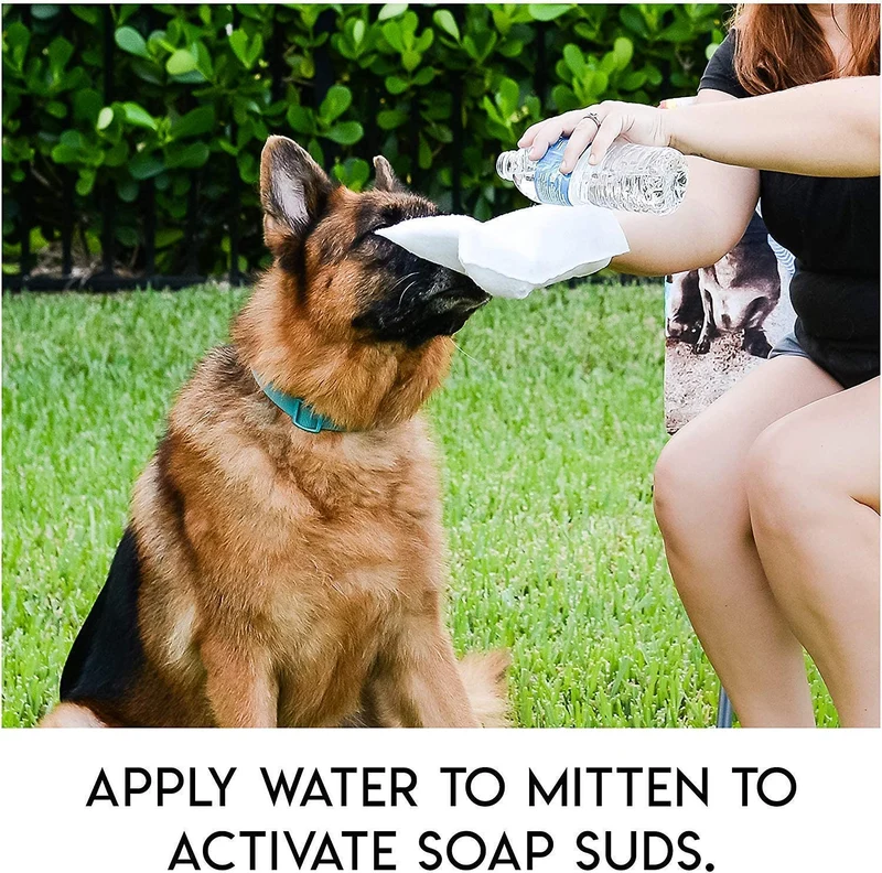 Toallitas para mascotas ScrubbyPet sin enjuague: usa el baño para mascotas, el aseo para mascotas y el lavado de mascotas, fácil de usar, solo para limpiar, secar. Excelente piel sensible. Las toallitas ideales para bañar a tu mascota, perro o gato.