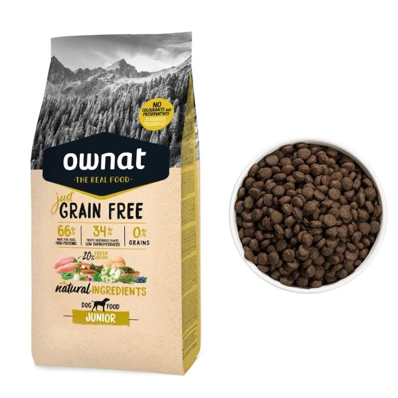 OWNAT GRAIN FREE JUST PERRO JUNIOR 14 KG