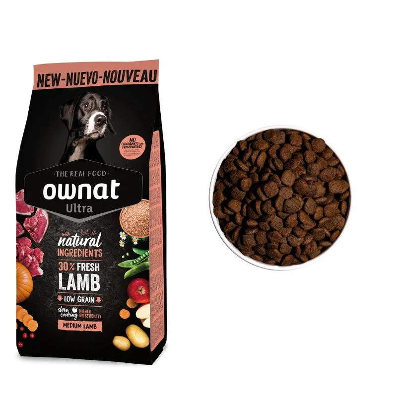 OWNAT ULTRA PERRO MEDIUM CORDERO 12 KG