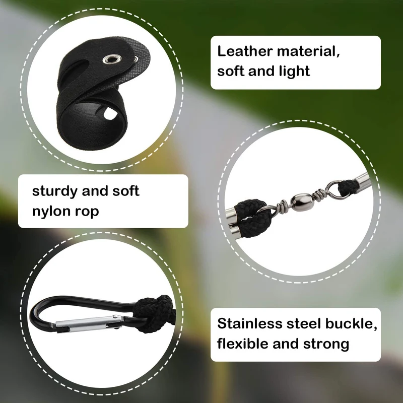 Frienda 6 piezas ajustable Lizard Leash Reptile Arnés de dragón con correa Gecko con alas de cuero para Lizards Anfibios y animales pequeños de mascotas, 3 tamaños