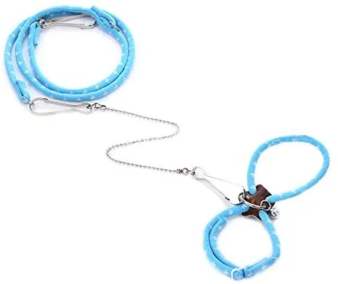 bbeart hámster Arnés, ajustable Arnés Chaleco Leash hámster correas en el pecho con una pequeña Bell Rat Mouse Ardilla Azúcar planeador Small Animal