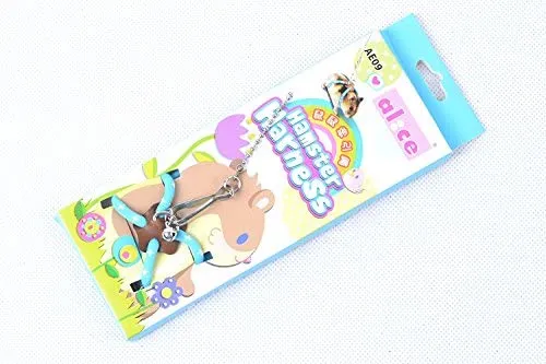 bbeart hámster Arnés, ajustable Arnés Chaleco Leash hámster correas en el pecho con una pequeña Bell Rat Mouse Ardilla Azúcar planeador Small Animal