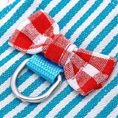 Stock Show - Arnés para caminar al aire libre para mascotas pequeñas y con correa para el pecho con diseño de lazo para decoración de conejo, hurones, conejos, conejos, hámster, cachorros, gatitos, ropa