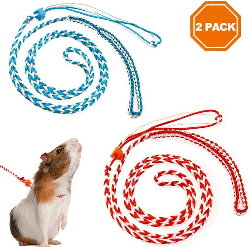 PAWCHIE - Correa ajustable para hámster, rata, hurón, ratón, ardilla, 2 unidades