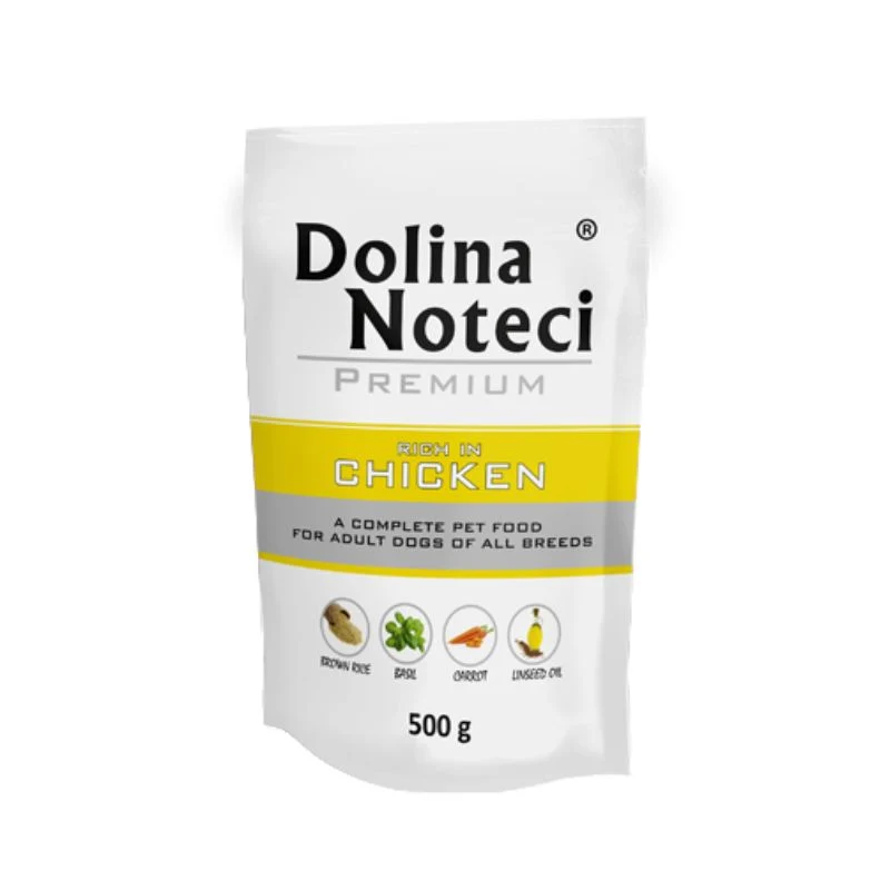 COMIDA HUMEDA PERROS DOLINA NOTECI PREMIUM POLLO 12 X 500 G