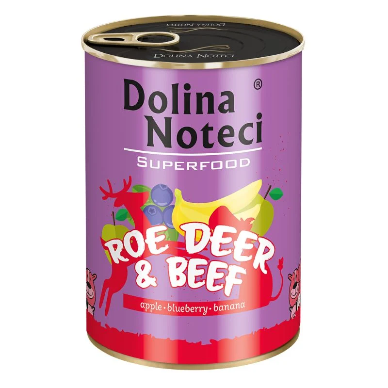 COMIDA HUMEDA PERROS DOLINA NOTECI TERNERA Y CORZO 6 X 400 G
