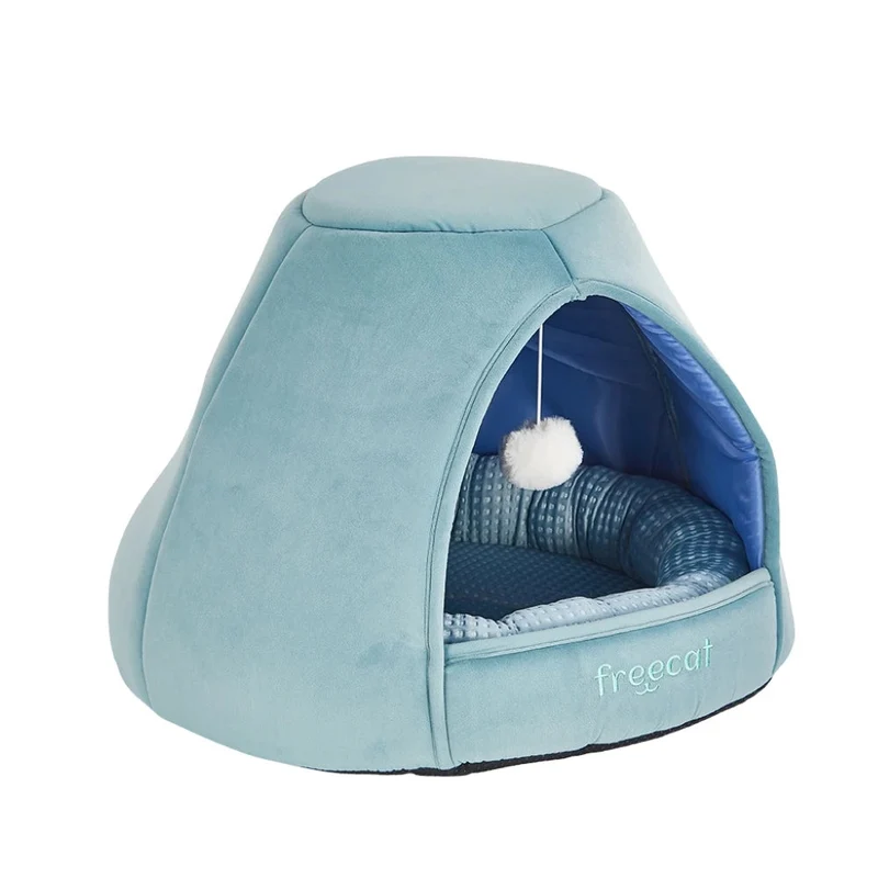 Freedog Igloo Glacial para Gatos | Cama Refrigerante Iglú