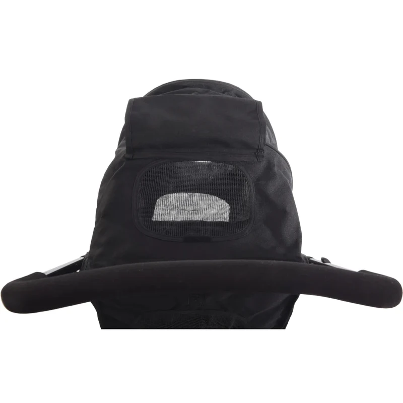 Flamingo Cochecito para Perro Carrito Buggy Negro 46x81,5x98cm