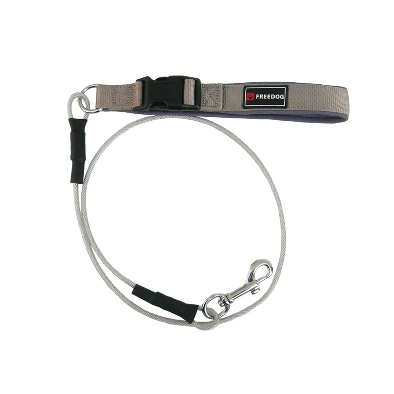 Freedog Correa de Metal Antimordida 6mmx120cm