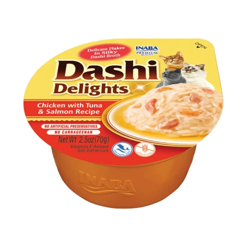 Dashi Delight CAT Pack 6x70 g | Comida Húmeda para Gatos Rica en Proteínas