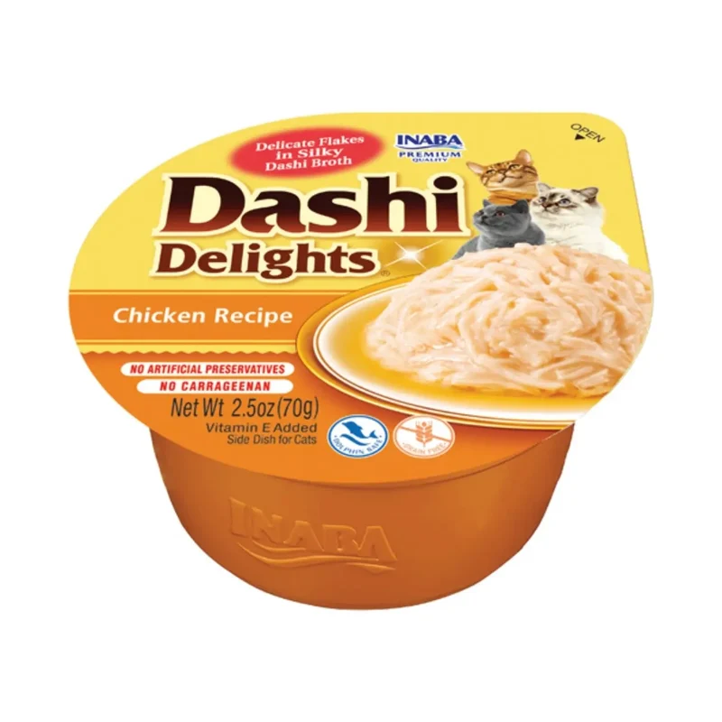 Dashi Delight CAT Pack 6x70 g | Comida Húmeda para Gatos Rica en Proteínas