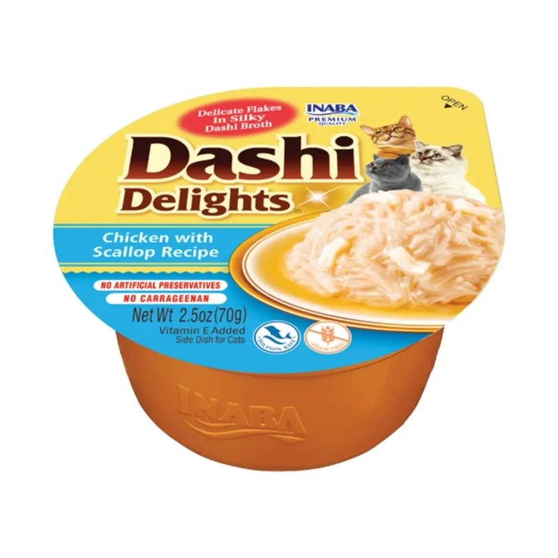 Dashi Delight CAT Pack 6x70 g | Comida Húmeda para Gatos Rica en Proteínas