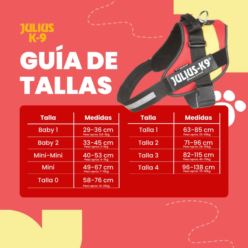 Julius K9 Arnés España Ergonómico para Perros