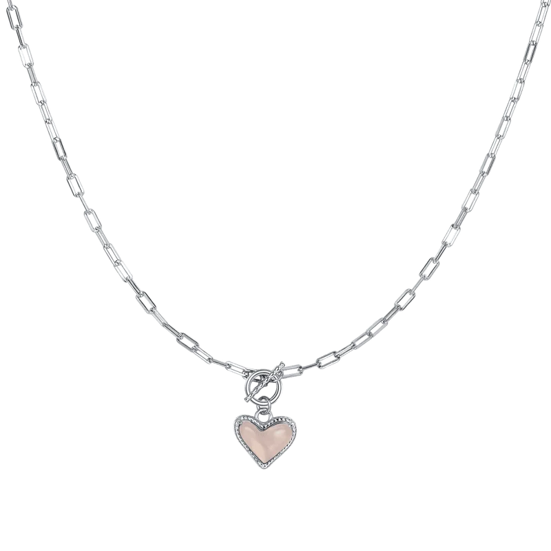 Collar Corazón Mineral