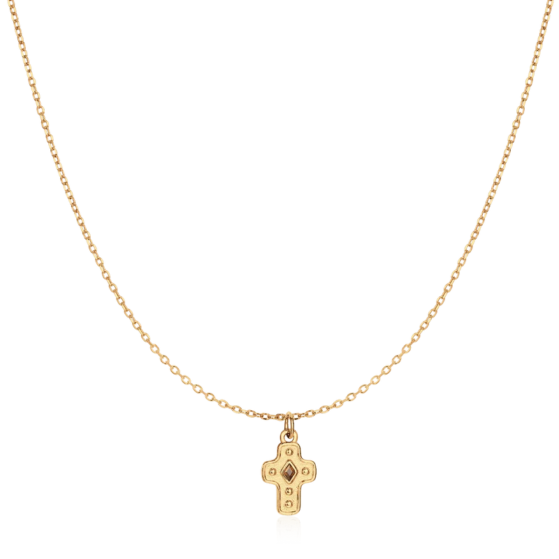 Collar Cruz Diamantada