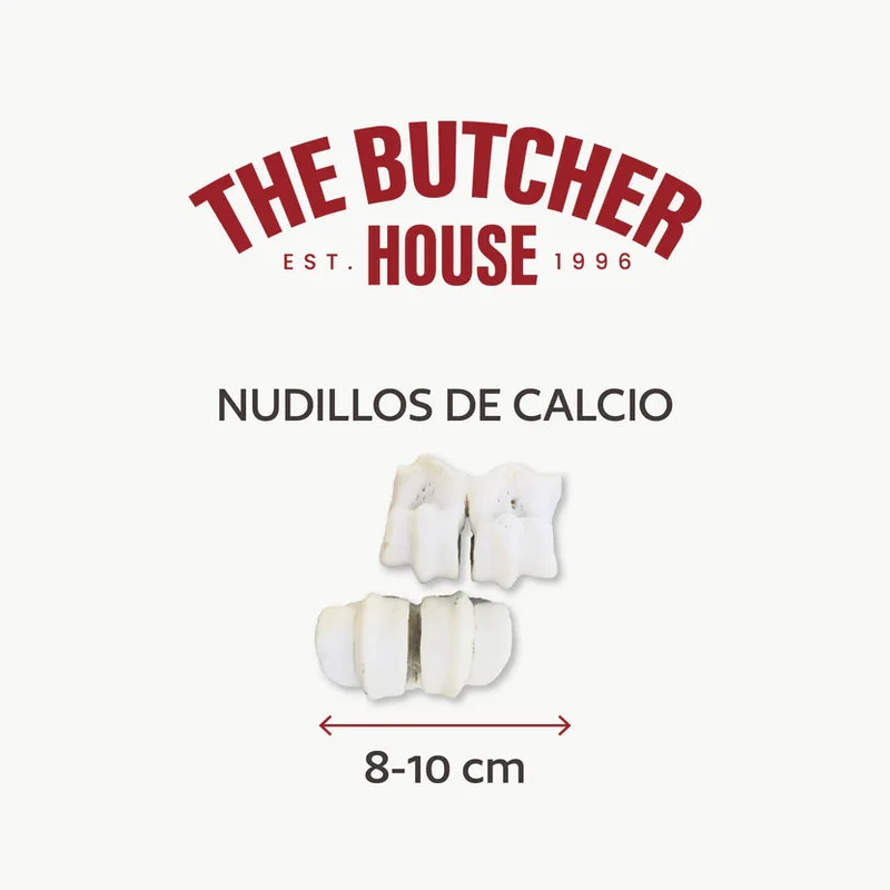 Hobbitalf Nudillo de Ternera de Calcio Pack 2 Snack Natural para Perros