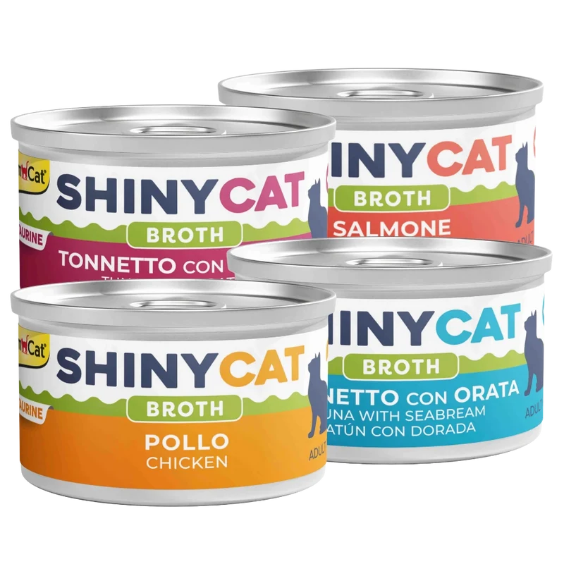 Gimcat Shinycat Caldo para Gatos 70 g en Lata