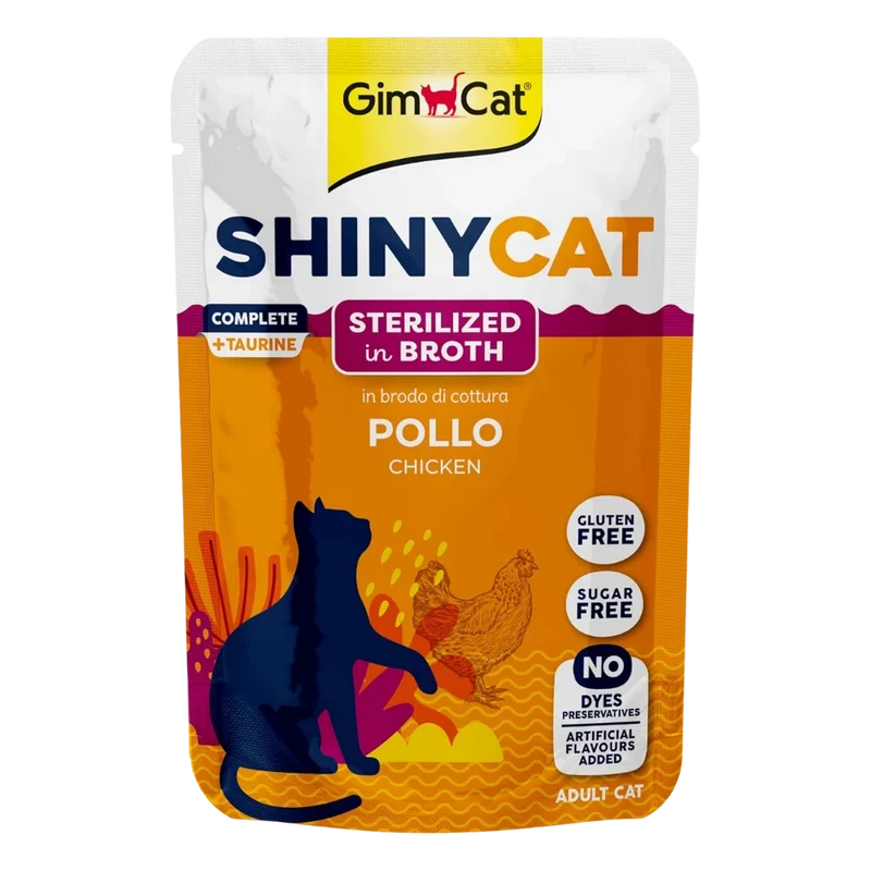 Gimcat Shinycat Caldo para Gatos 70 g en Sobre