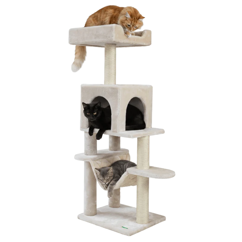 Freedog Rascador CatClimber Crema para Gatos (40 x 35 x 113cm)