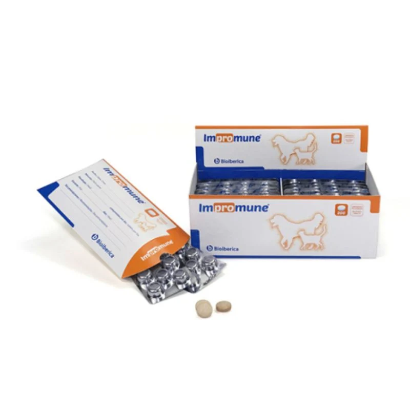 IMPROMUNE PARA PERROS Y GATOS 200 COMPRIMIDOS PALATABLES