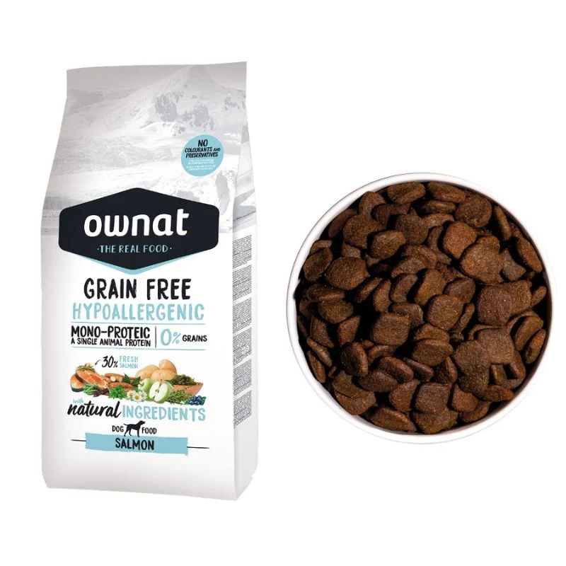 OWNAT GRAIN FREE PERRO HYPO SALMON 12 KG