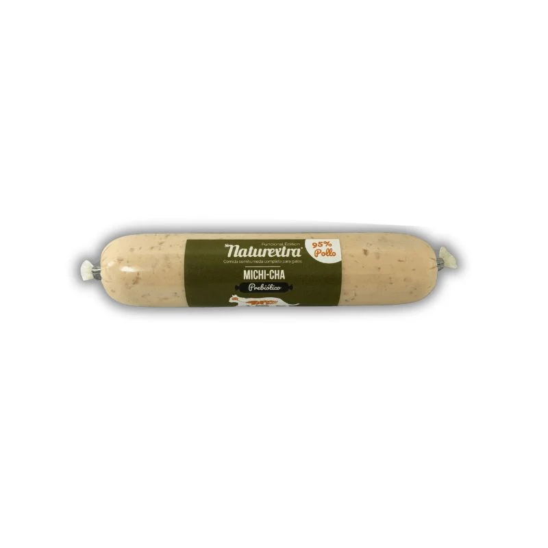 NATUREXTRA SALCHICHA GATOS POLLO CON INULINA BACALAO Y BROCOLI 6 X 150 G