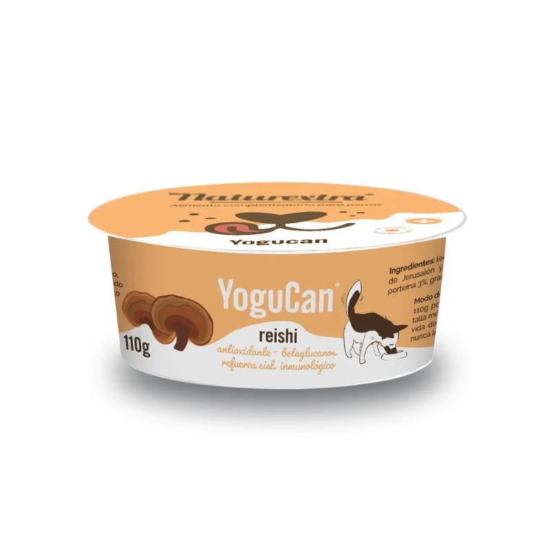 NATUREXTRA YOGUCAN HONGO REISHI ECOLOGICO TOPPING PARA PERROS Y GATOS 6 X 110 G