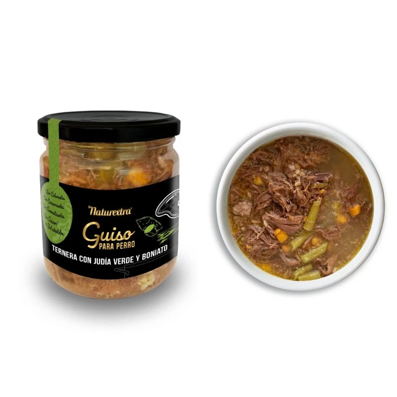 NATUREXTRA GUISO DE TERNERA PARA PERROS 6 x 300 G